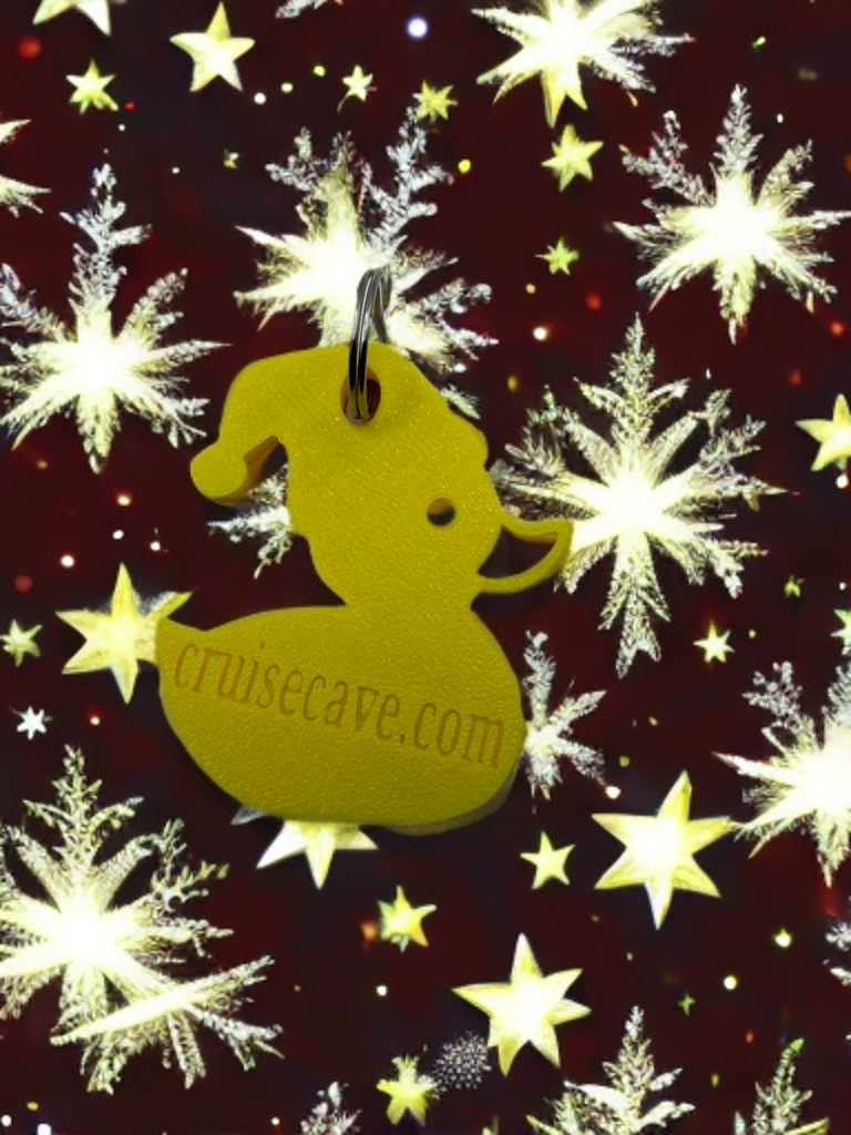 Dozen Royal Santa Duck Keychains