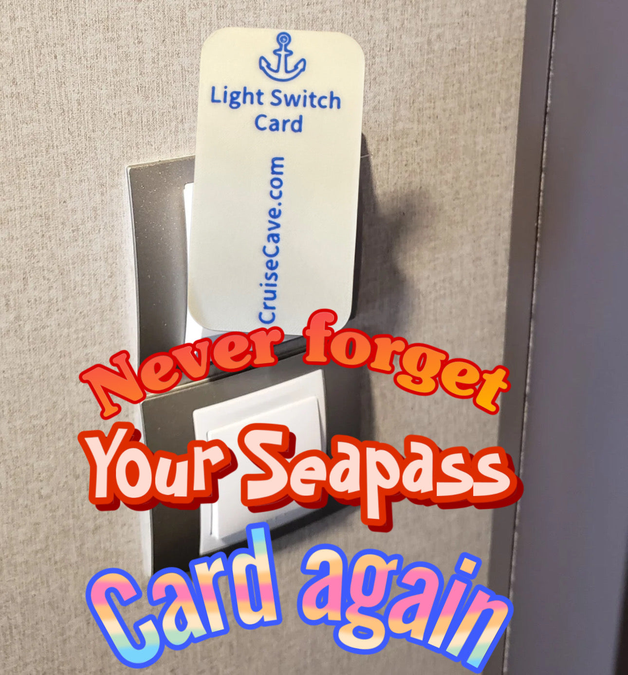 Cruise Light Switch Card