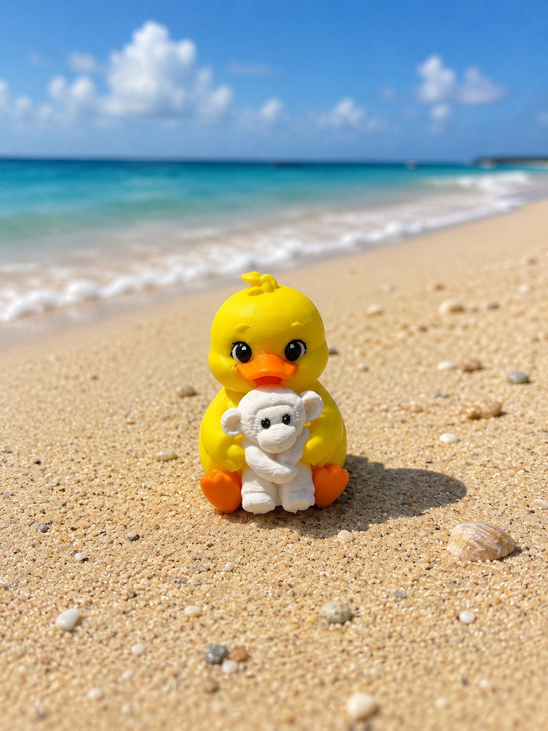 Ducky holding Towel Monkey- Set of 10