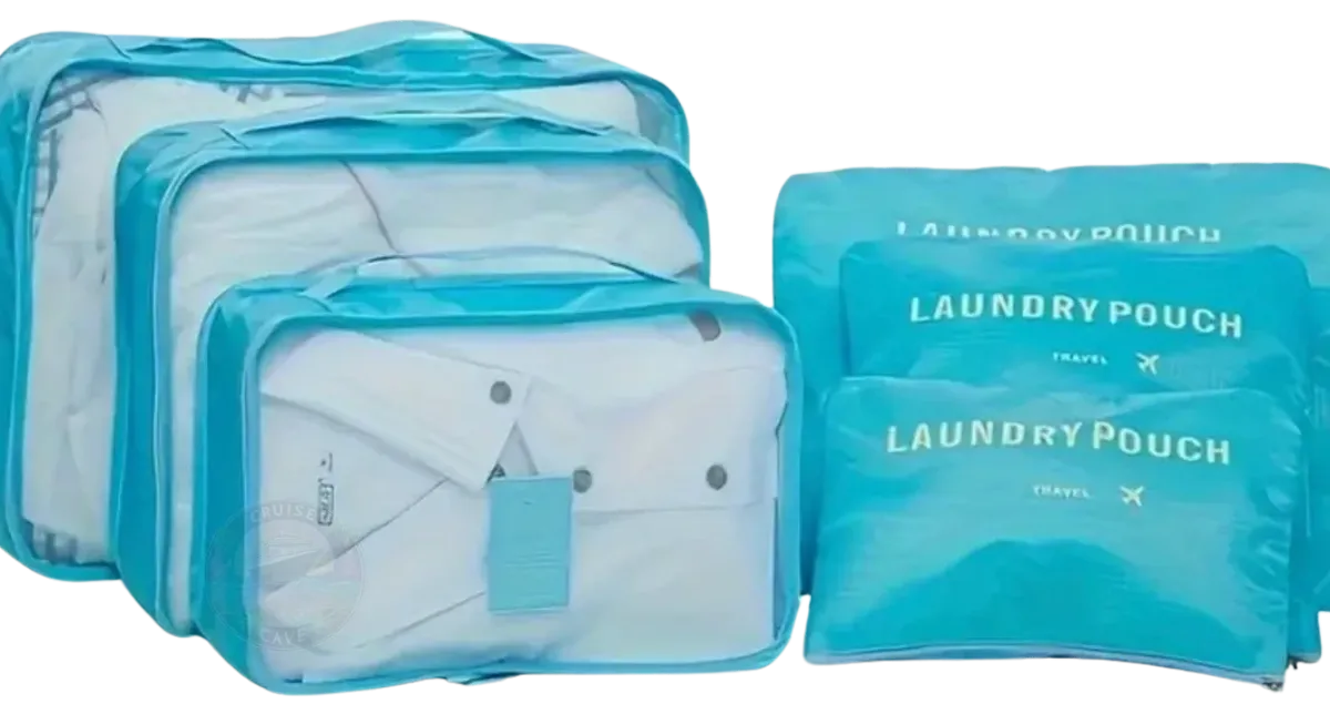 6 Piece Travel Luggage Storage