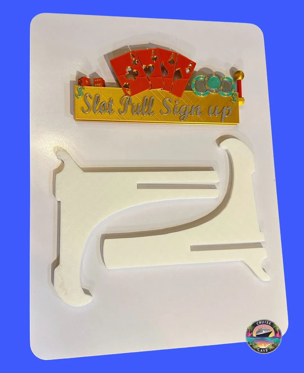 Slot Pull Sign Up Dry Erase Board