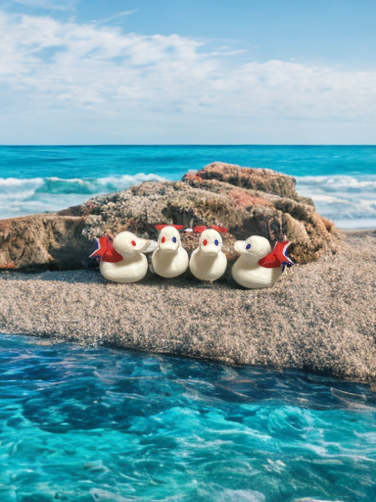 Dozen Small Cruise Carnival Ducks