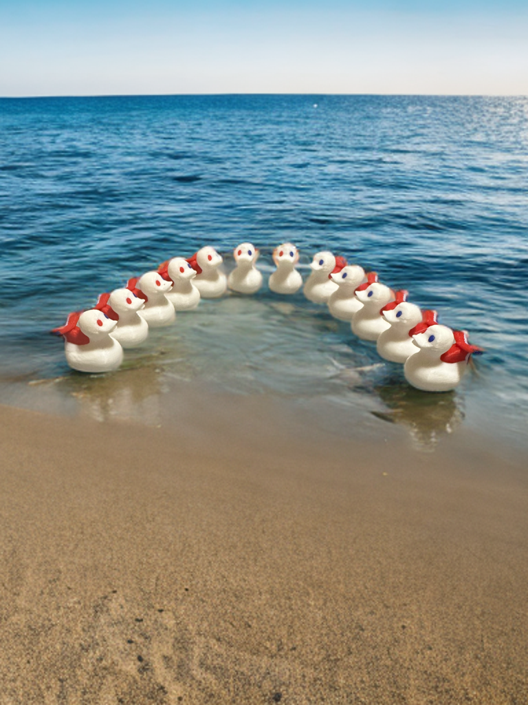 Dozen Small Cruise Carnival Ducks
