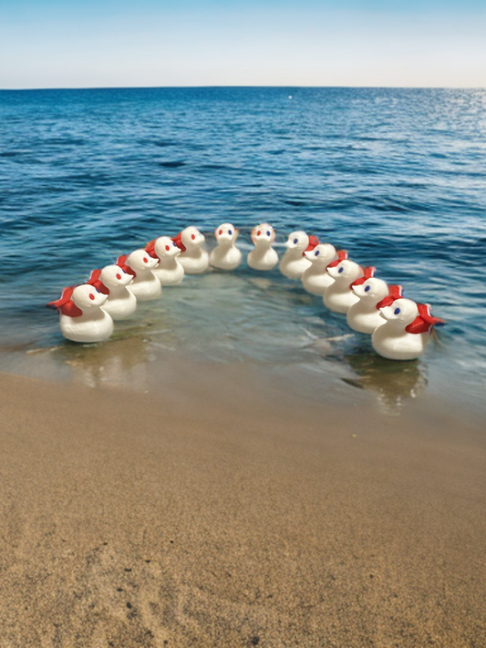 Dozen Small Cruise Carnival Ducks