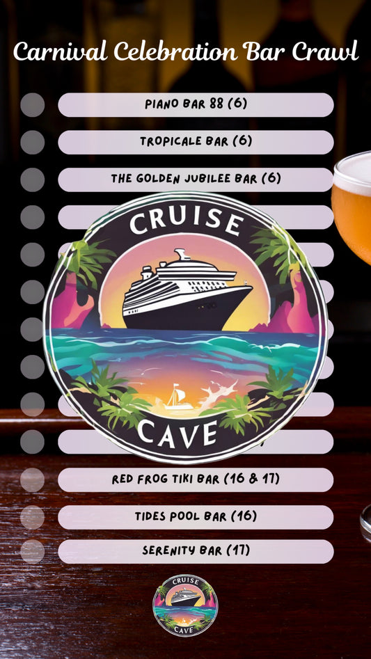 Carnival Celebration Bar Crawl Checklist PDF
