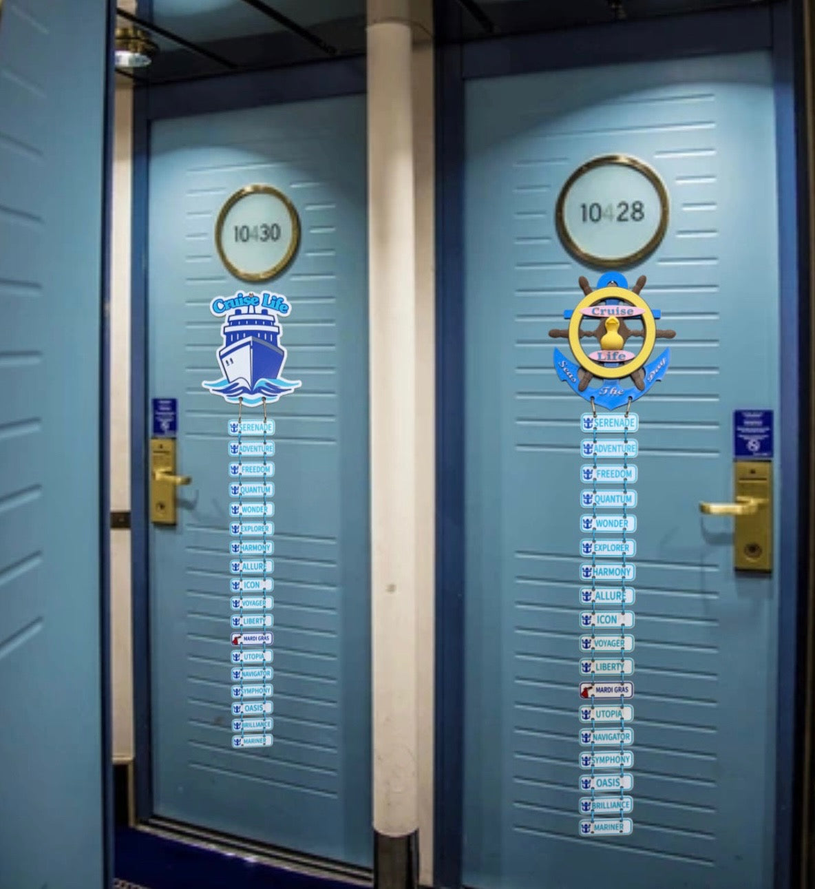Interchangeable Cruise Door Hanger Decoration