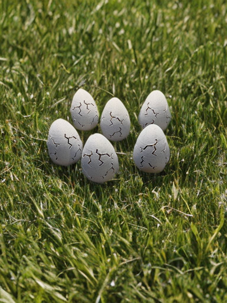 6 Dinosaur Duck Eggs