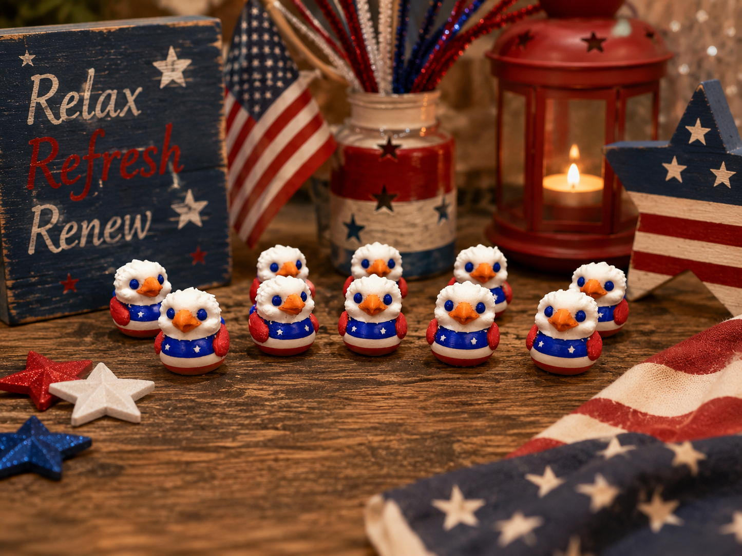 Baby Eagle Ducks- Set of 10