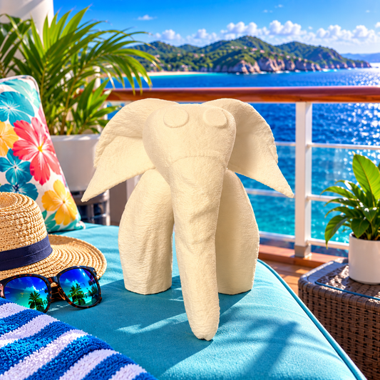 Large Towel Elephant