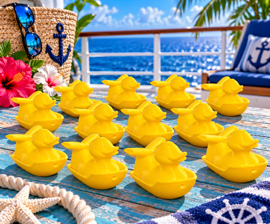 YELLOW SHIP DUCKS- Set of 12