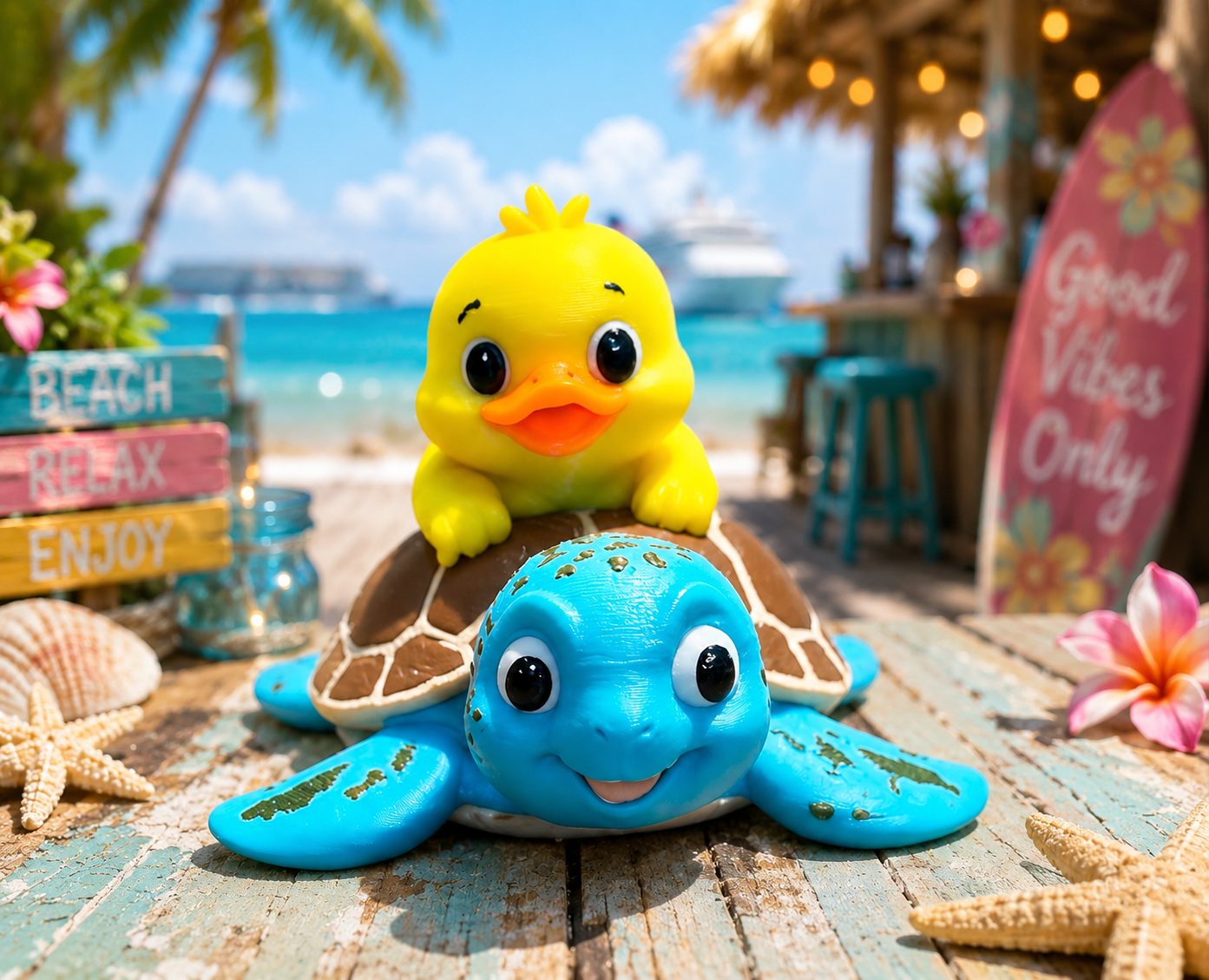 BFF Sea Turtle Duck