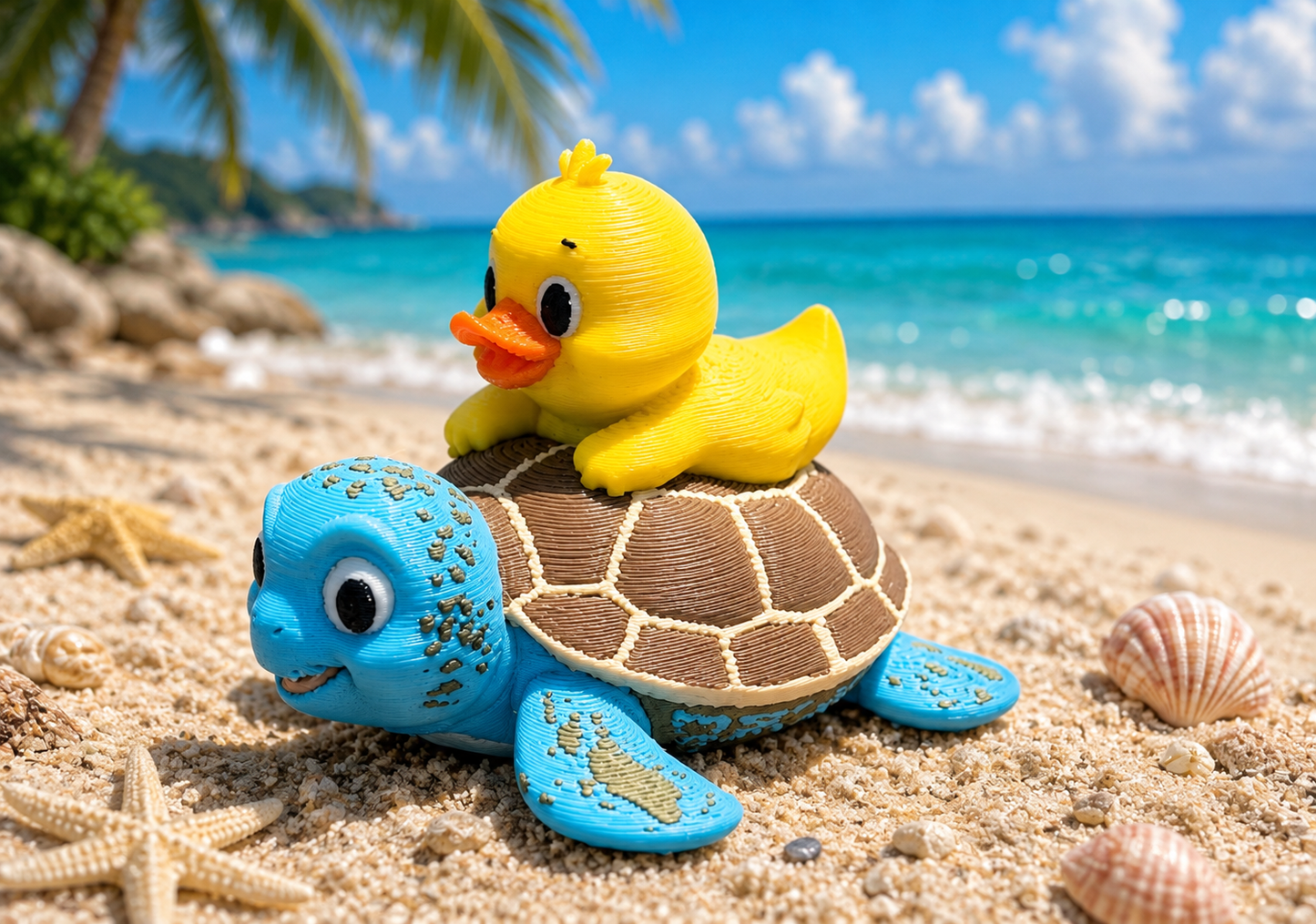 BFF Sea Turtle Duck