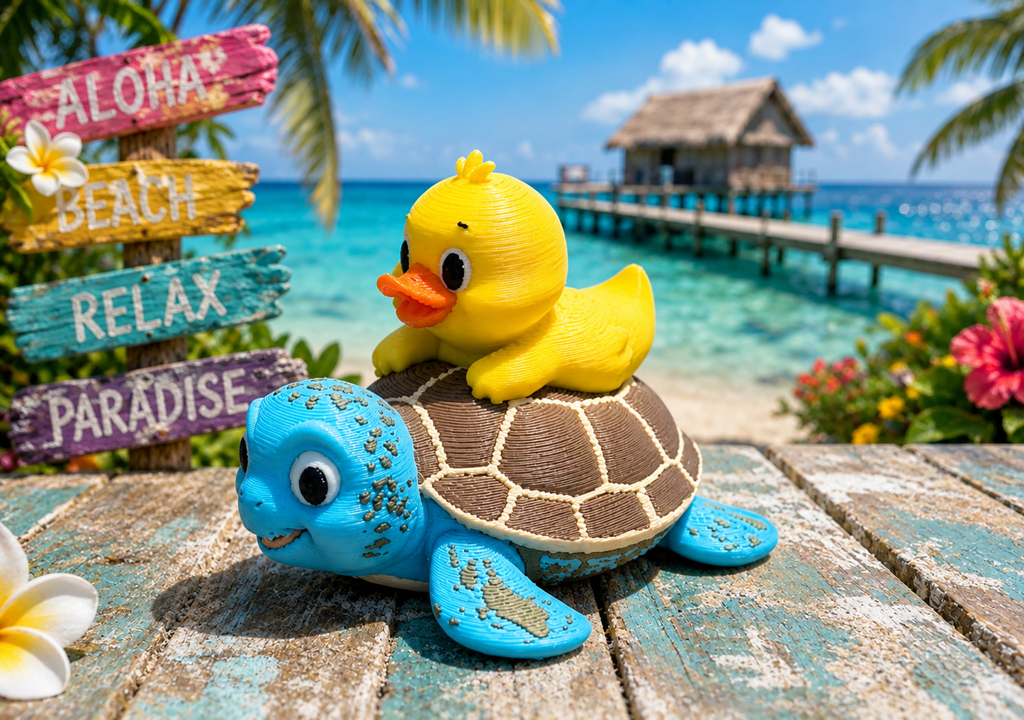 BFF Sea Turtle Duck