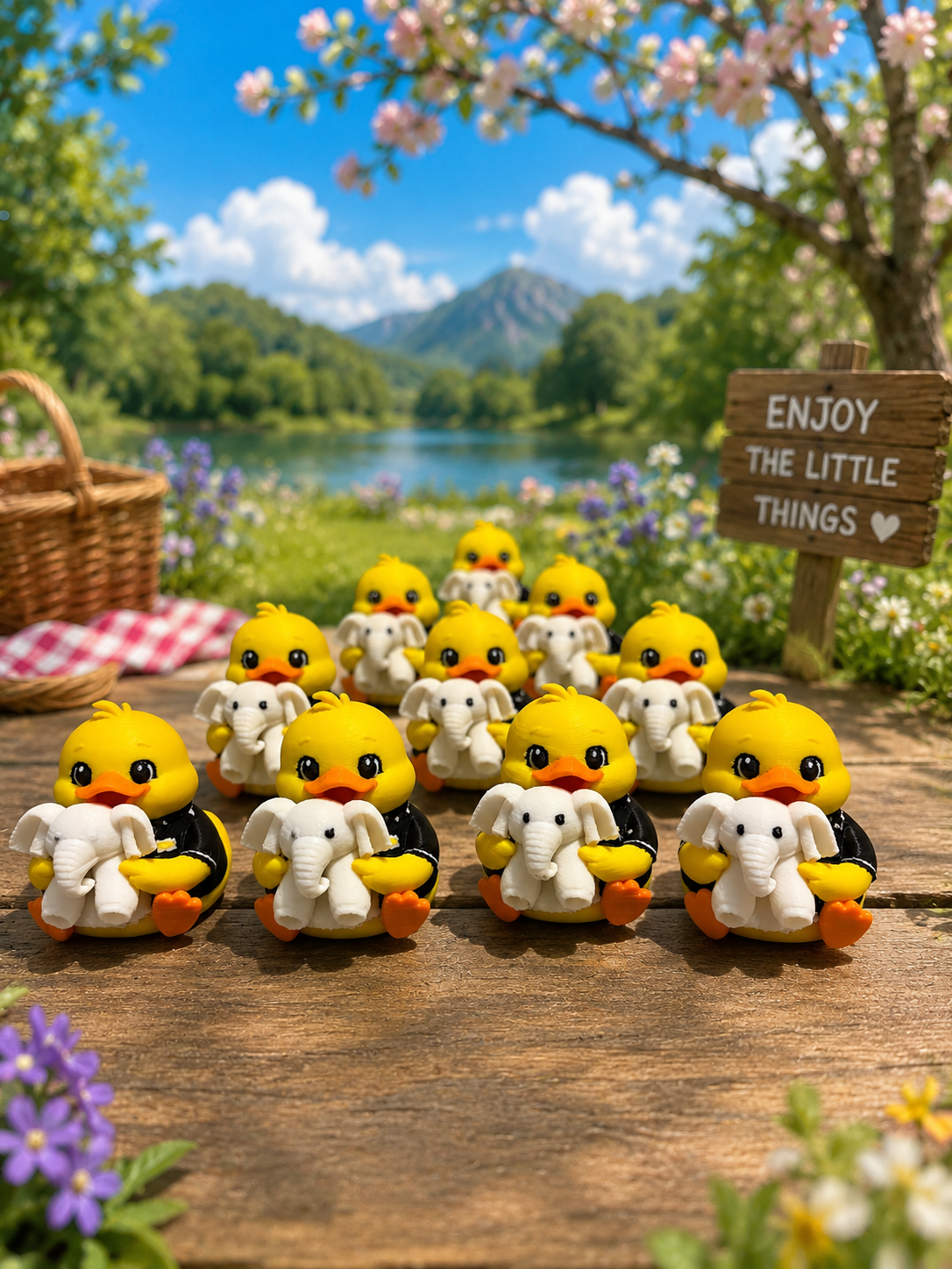Room Attendant Ducks- Set of 10