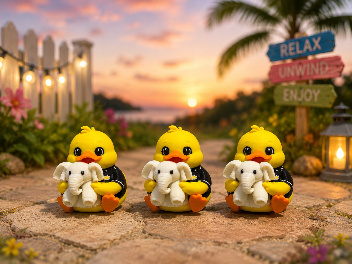 Room Attendant Ducks- Set of 10