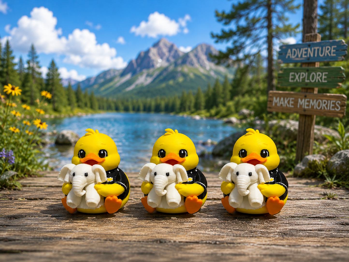 Room Attendant Ducks- Set of 10