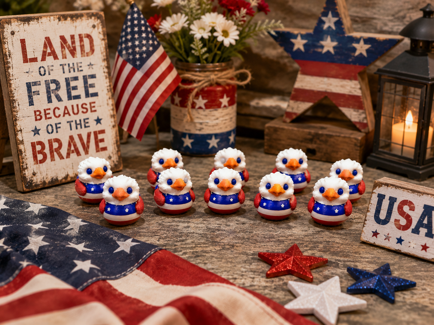 Baby Eagle Ducks- Set of 10