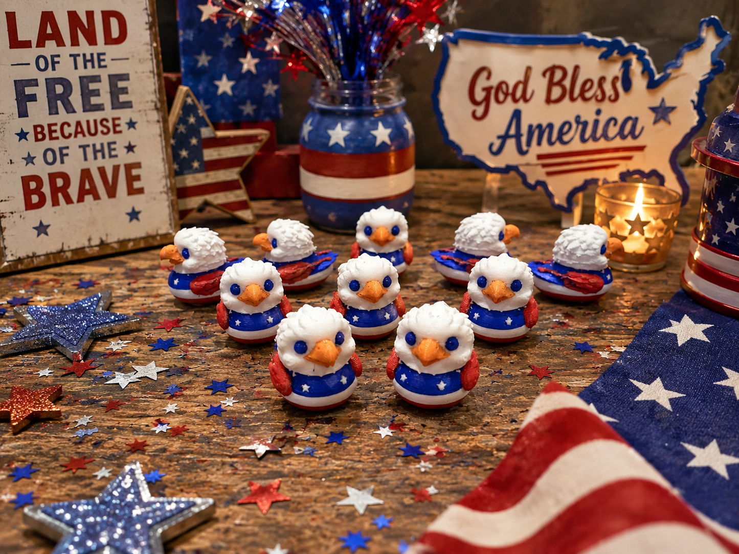 Baby Eagle Ducks- Set of 10