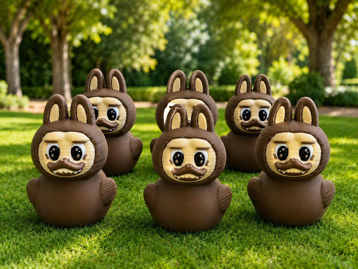 Set of 6 Lafufu Ducks