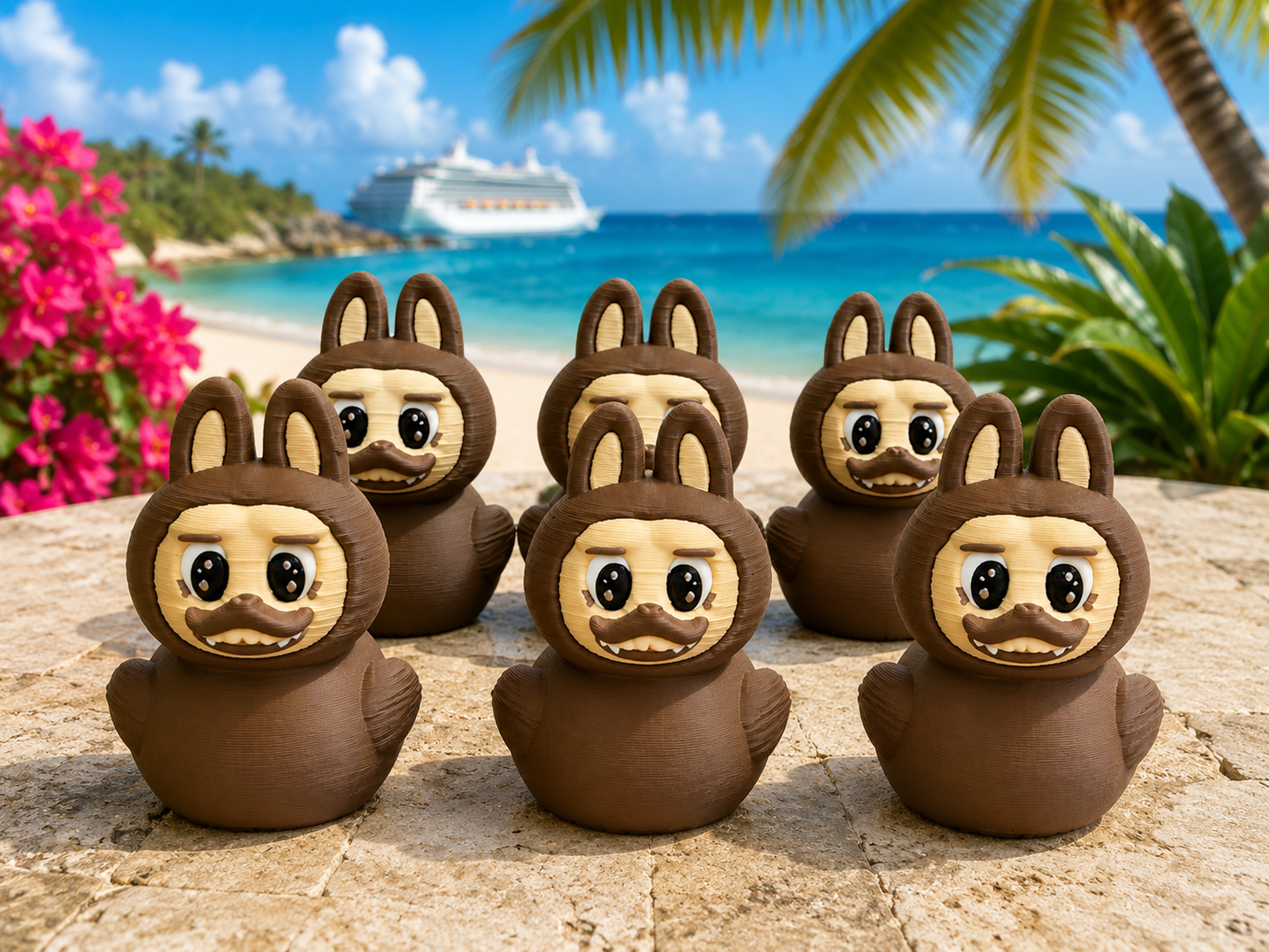 Set of 6 Lafufu Ducks
