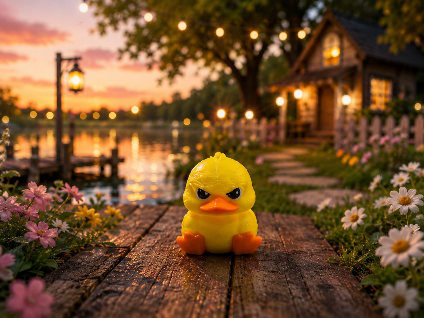 Set of 10 Angry Ducks