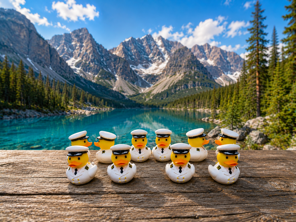 Set of 10 Captain Ducks
