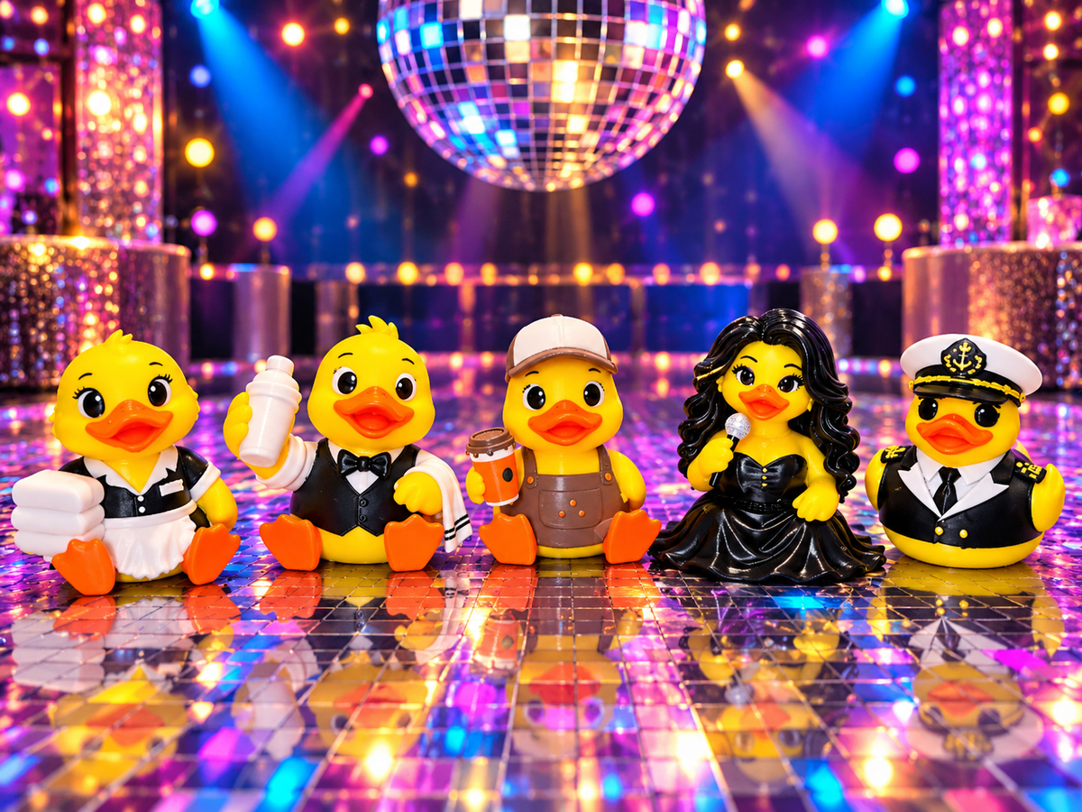 Set of 5 All Hands on Duck! Cruise Crew Collection