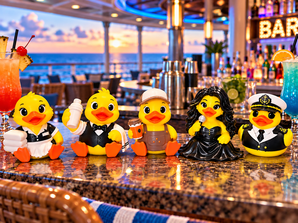 Set of 5 All Hands on Duck! Cruise Crew Collection