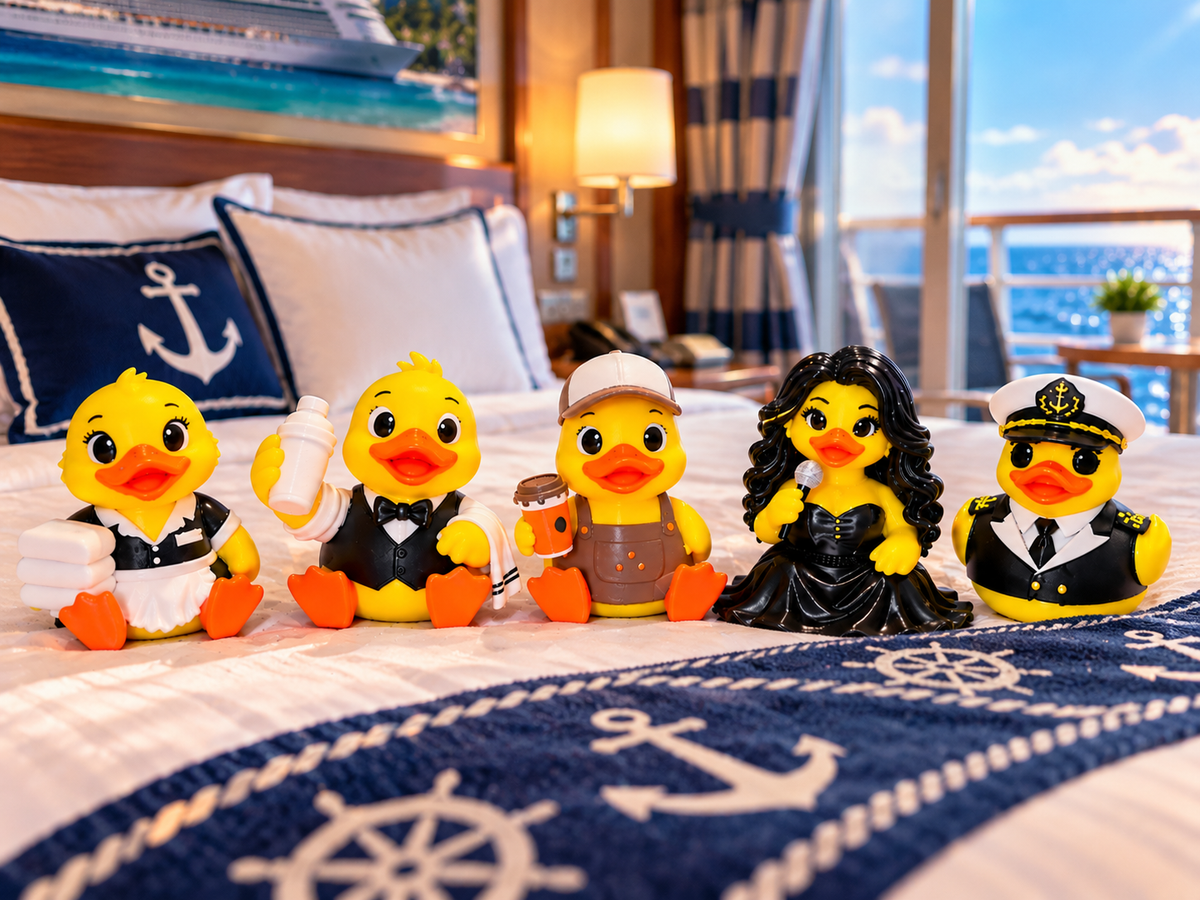 Set of 5 All Hands on Duck! Cruise Crew Collection