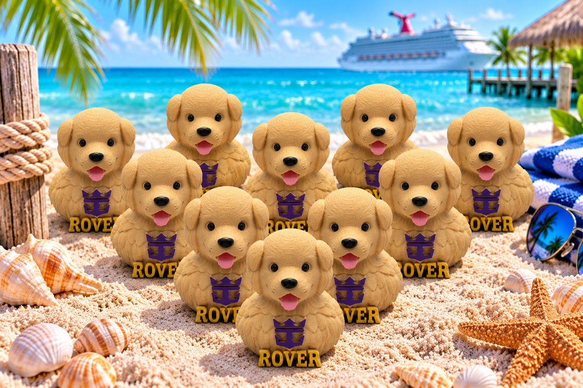 Set of 10, Icon of the Seas, Rover the Dog
