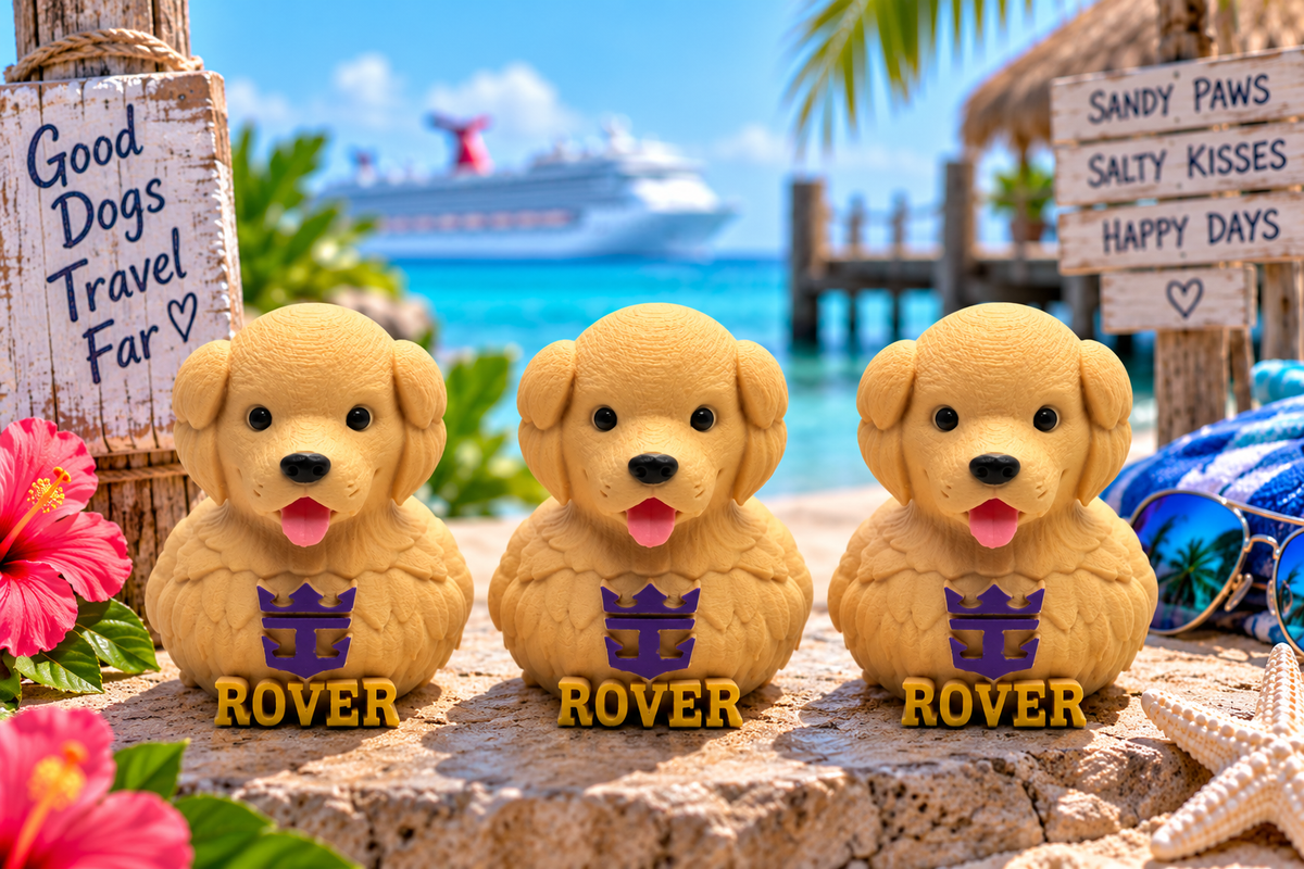 Set of 10, Icon of the Seas, Rover the Dog