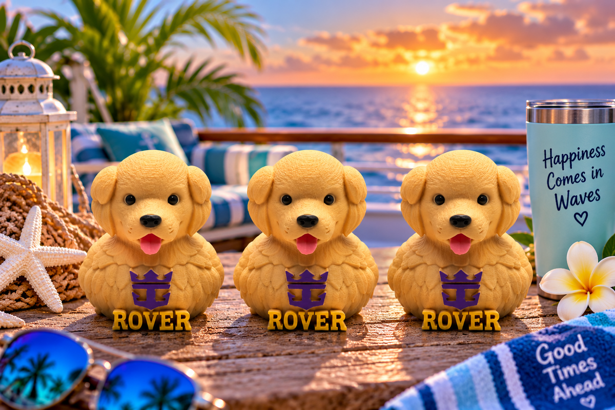 Set of 10, Icon of the Seas, Rover the Dog