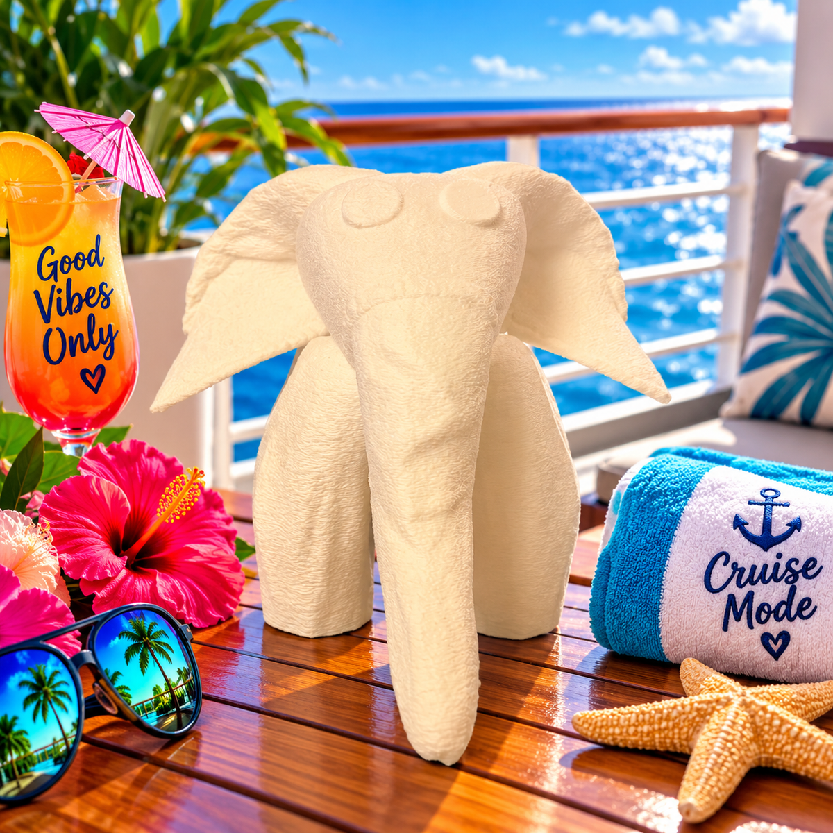Large Towel Elephant