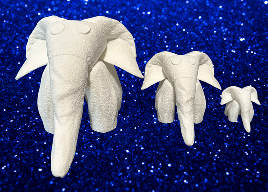 Towel Elephant Family