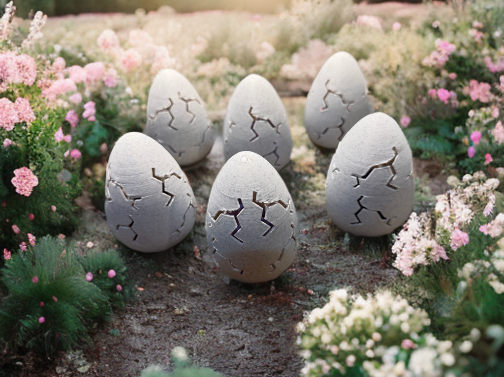 6 Dinosaur Duck Eggs