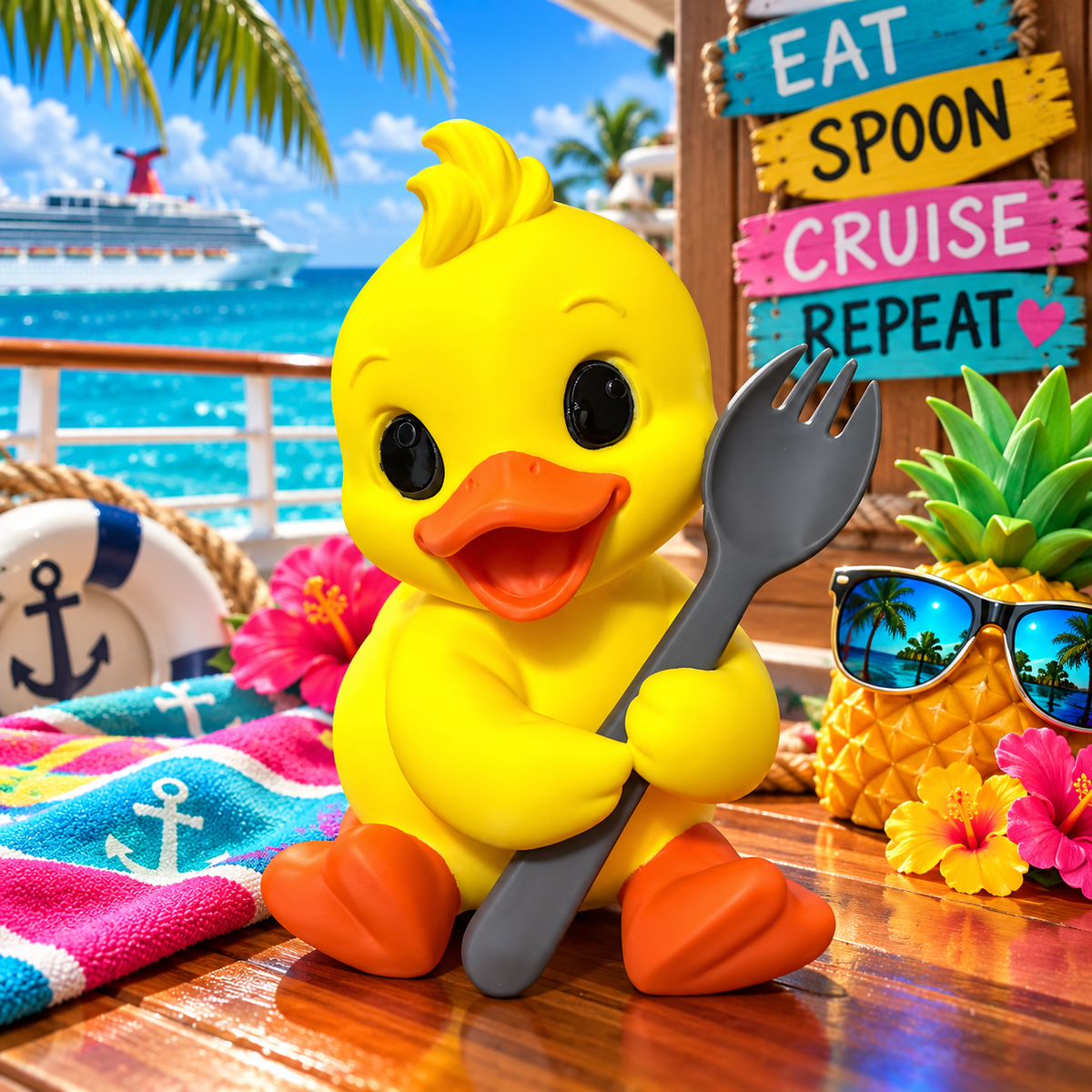 Spork-tacular Large Duck