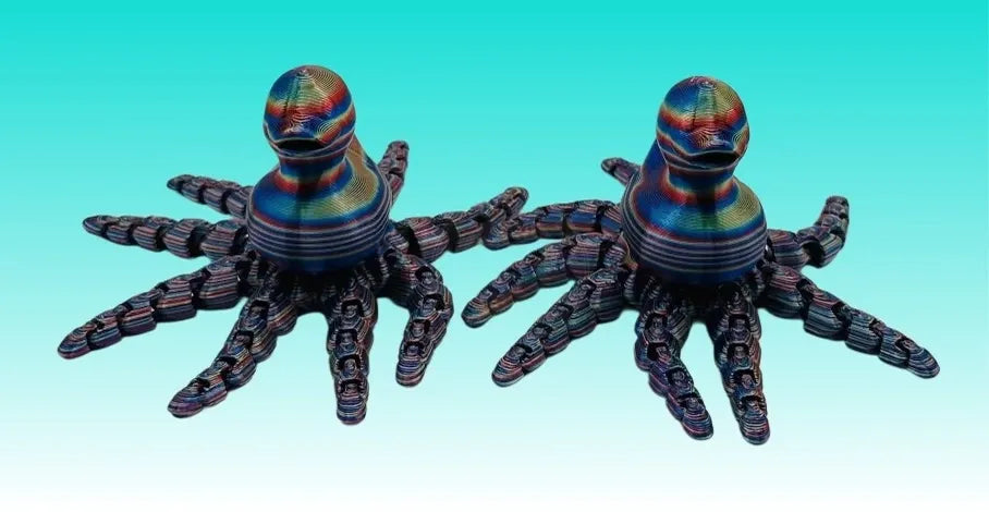 Set of 2 Medium Multicolor OctoDucks