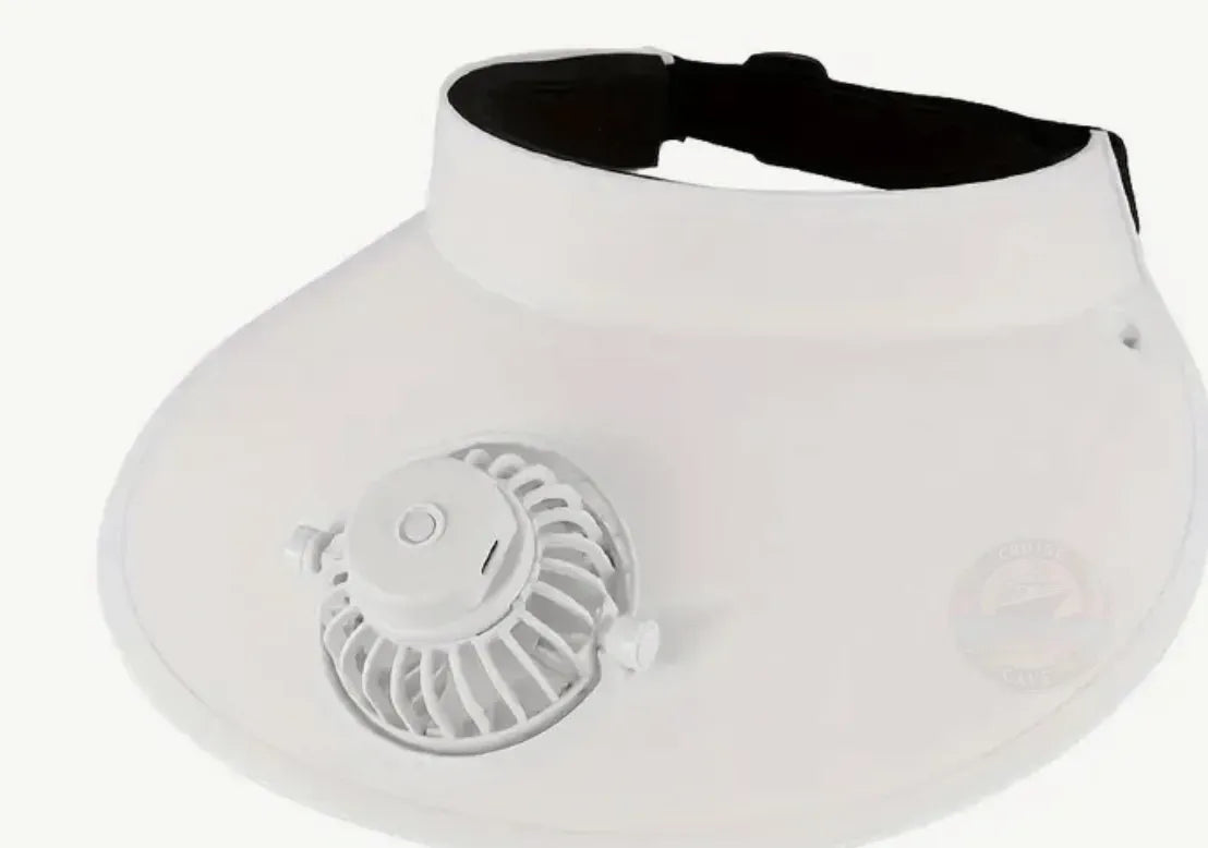 Visor Charging Fan