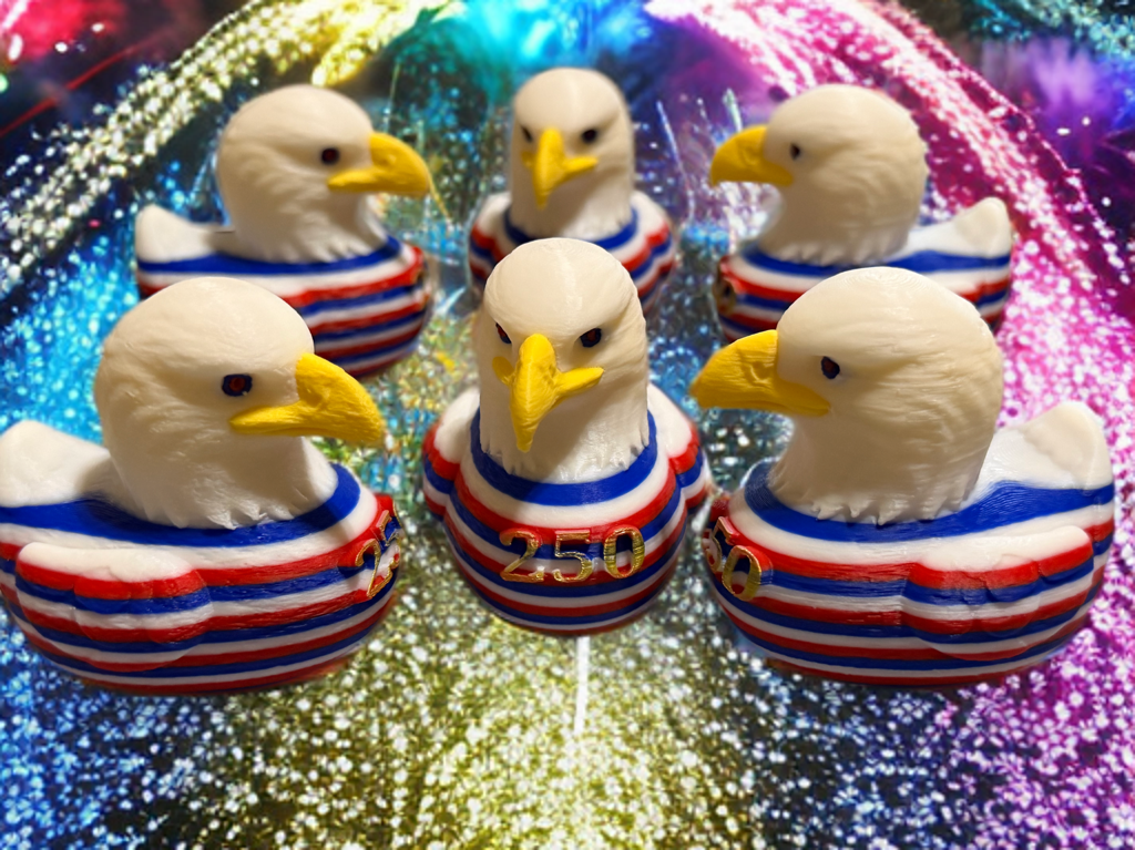 6 America's 250th Birthday Eagle Ducks